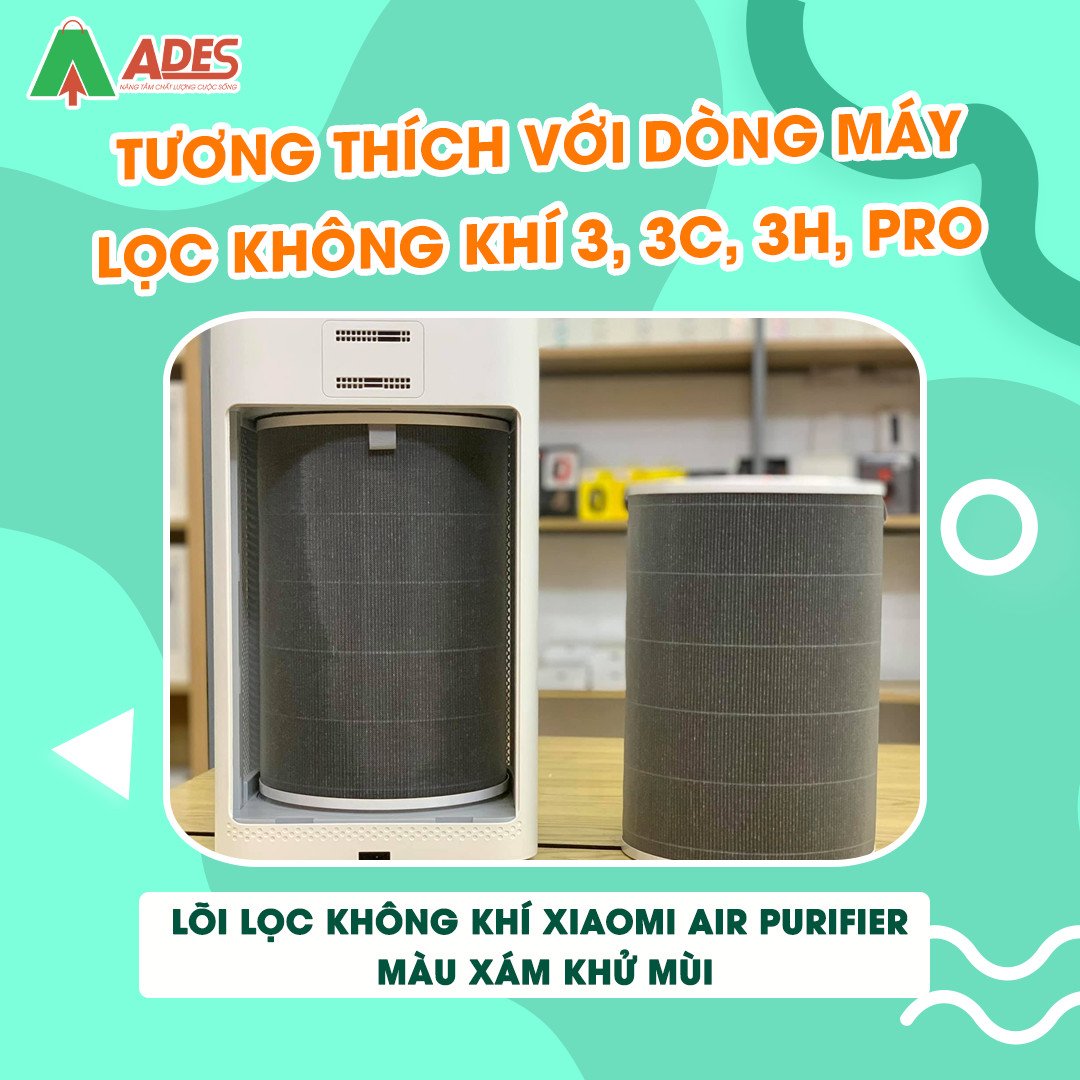 Loi Loc Khong Khi Xiaomi Air Purifier Mau Xam chat luong